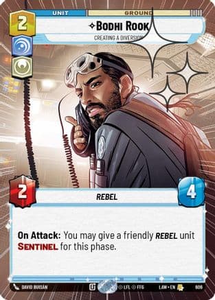 Bodhi Rook - Creating a Diversion (Hyperspace Foil) | Foil (606)  [A Lawless Time]