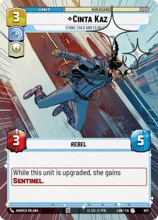 Cinta Kaz - Stone Cold and Fearless (Hyperspace Foil) | Foil (607)  [A Lawless Time]
