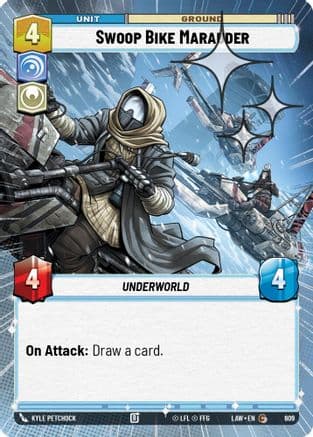 Swoop Bike Marauder (Hyperspace Foil) | Foil (609)  [A Lawless Time]