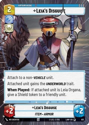 Leia's Disguise (Hyperspace Foil) | Foil (613)  [A Lawless Time]
