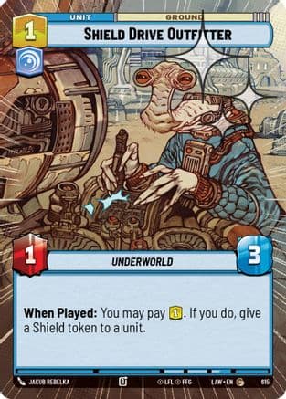 Shield Drive Outfitter (Hyperspace Foil) | Foil (615)  [A Lawless Time]