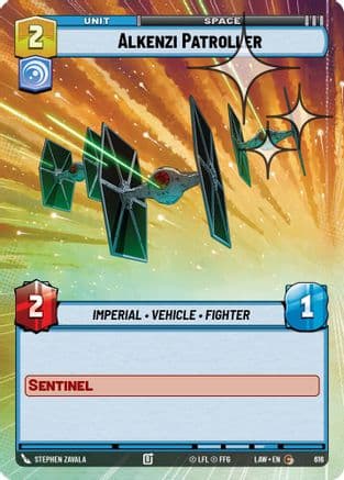 Alkenzi Patroller (Hyperspace Foil) | Foil (616)  [A Lawless Time]