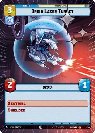 Droid Laser Turret (Hyperspace Foil) | Foil (620)  [A Lawless Time]
