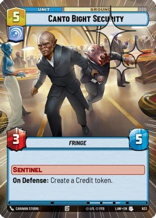 Canto Bight Security (Hyperspace Foil) | Foil (623)  [A Lawless Time]