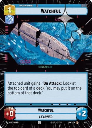 Watchful (Hyperspace Foil) | Foil (627)  [A Lawless Time]