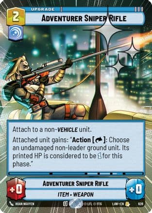 Adventurer's Sniper Rifle (Hyperspace Foil) | Foil (628)  [A Lawless Time]