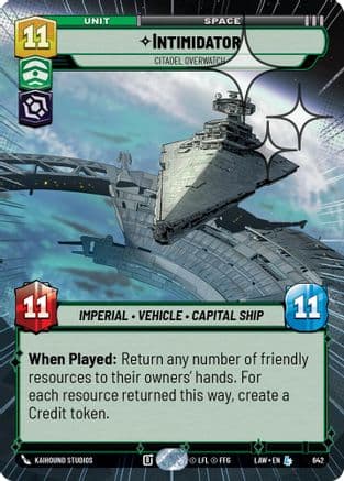 Intimidator - Citadel Overwatch (Hyperspace Foil) | Foil (642)  [A Lawless Time]
