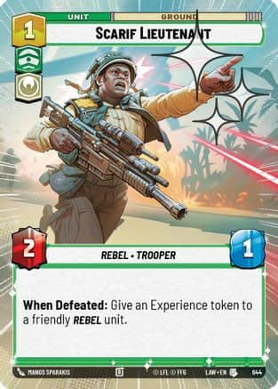 Scarif Lieutenant (Hyperspace Foil) | Foil (644)  [A Lawless Time]