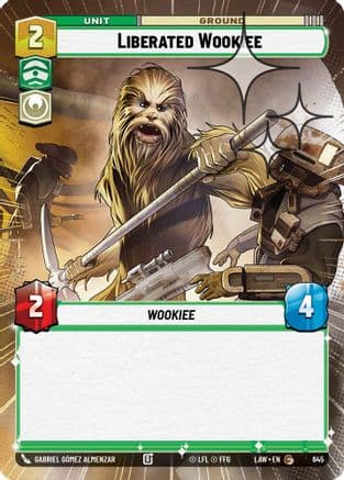 Liberated Wookie (Hyperspace Foil) | Foil (645)  [A Lawless Time]