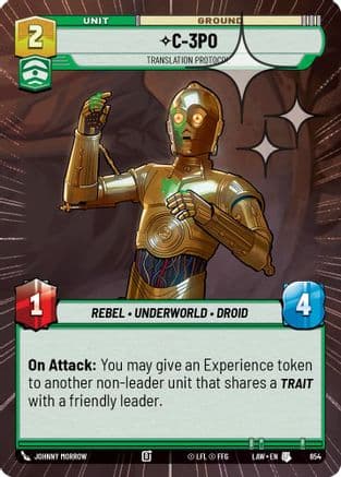 C-3PO - Translation Protocol (Hyperspace Foil) | Foil (654)  [A Lawless Time]