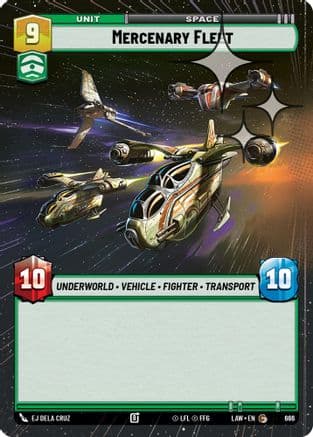 Mercenary Fleet (Hyperspace Foil) | Foil (666)  [A Lawless Time]