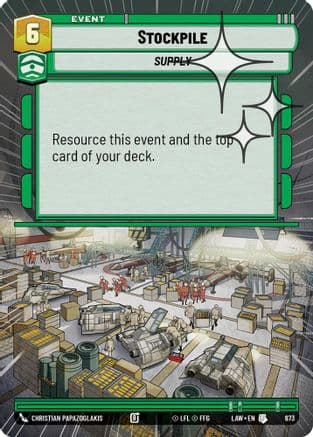 Stockpile (Hyperspace Foil) | Foil (673)  [A Lawless Time]