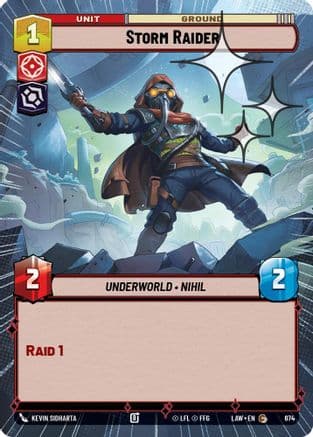 Storm Raider (Hyperspace Foil) | Foil (674)  [A Lawless Time]