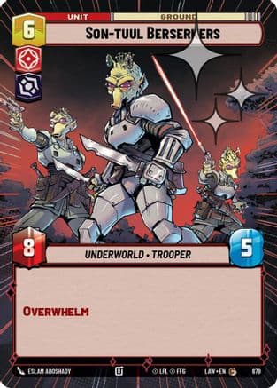 Son-tuul Berserkers (Hyperspace Foil) | Foil (679)  [A Lawless Time]