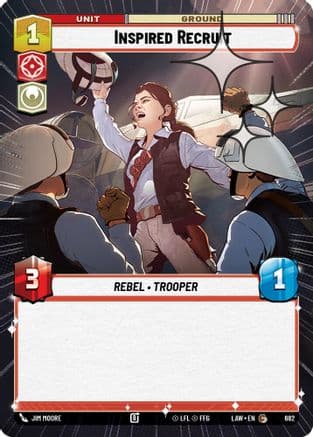 Inspired Recruit (Hyperspace Foil) | Foil (682)  [A Lawless Time]