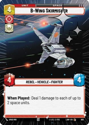 B-Wing Skirmisher (Hyperspace Foil) | Foil (685)  [A Lawless Time]