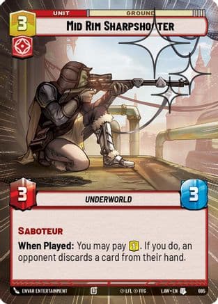 Mid Rim Sharpshooter (Hyperspace Foil) | Foil (695)  [A Lawless Time]