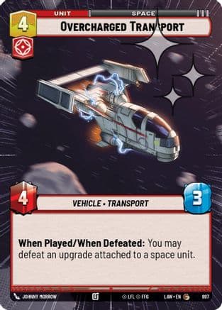Overcharged Transport (Hyperspace Foil) | Foil (697)  [A Lawless Time]