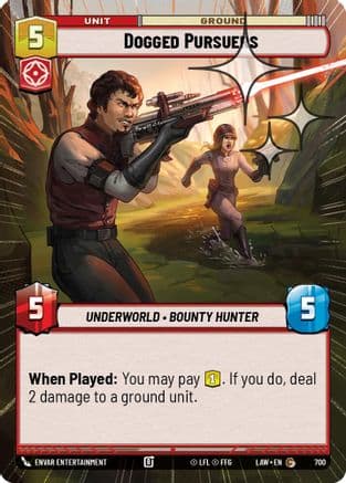 Dogged Pursuers (Hyperspace Foil) | Foil (700)  [A Lawless Time]