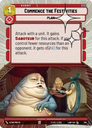Commence the Festivities (Hyperspace Foil) | Foil (704)  [A Lawless Time]