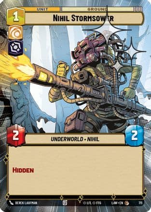Nihil Stormsower (Hyperspace Foil) | Foil (711)  [A Lawless Time]