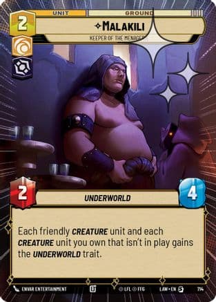 Malakili - Keeper of the Menagerie (Hyperspace Foil) | Foil (714)  [A Lawless Time]