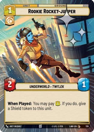 Rookie Rocket-jumper (Hyperspace Foil) | Foil (729)  [A Lawless Time]