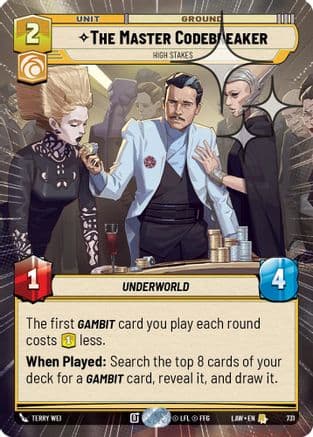 The Master Codebreaker - High Stakes (Hyperspace Foil) | Foil (731)  [A Lawless Time]