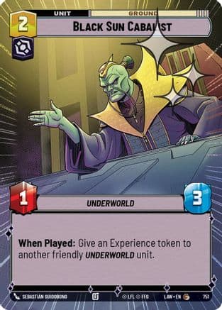 Black Sun Cabalist (Hyperspace Foil) | Foil (751)  [A Lawless Time]