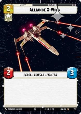 Alliance X-Wing (Hyperspace Foil) | Foil (755)  [A Lawless Time]