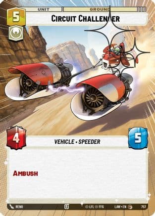 Circuit Challenger (Hyperspace Foil) | Foil (757)  [A Lawless Time]
