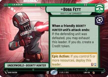 Boba Fett - Krayt's Claw Commander (Hyperspace) |  (271)  [A Lawless Time]