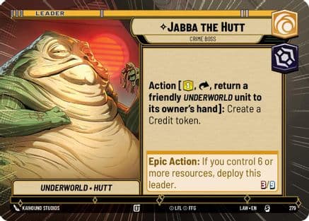 Jabba the Hutt - Crime Boss (Hyperspace) |  (279)  [A Lawless Time]