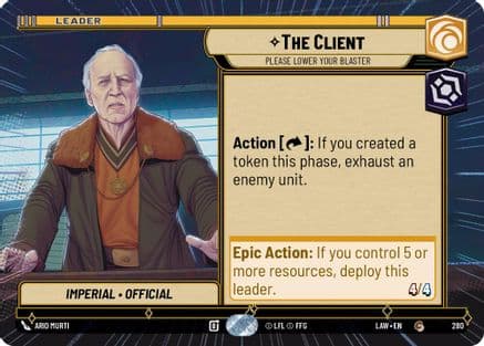 The Client - Please Lower Your Blaster (Hyperspace) |  (280)  [A Lawless Time]