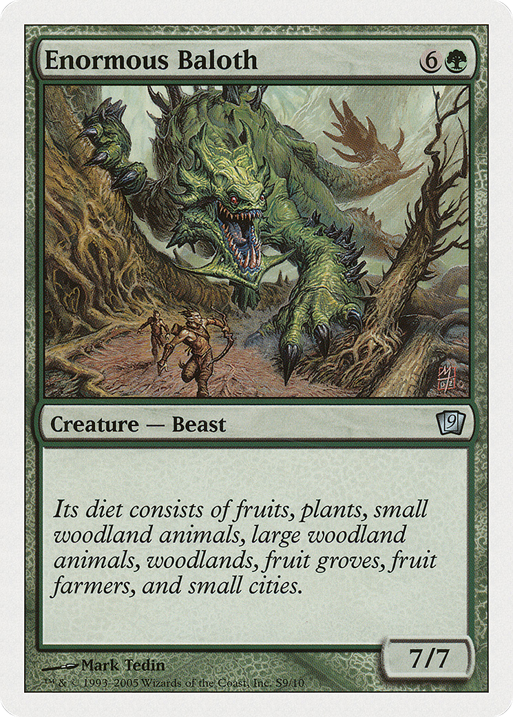 Enormous Baloth [Ninth Edition] Foil