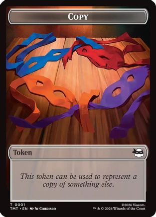 Copy // Mutagen Double-Sided Token |  (1 // 9) [Teenage Mutant Ninja Turtles]