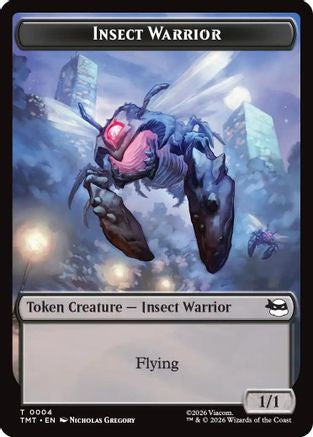 Insect Warrior // Food Double-Sided Token |  (4 // 8) [Teenage Mutant Ninja Turtles]