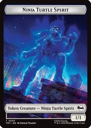 Ninja Turtle Spirit // Food Double-Sided Token |  (3 // 8) [Teenage Mutant Ninja Turtles]