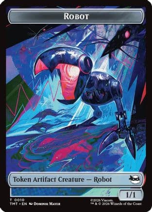 Robot // Mutagen Double-Sided Token |  Foil (10 // 9) [Teenage Mutant Ninja Turtles]