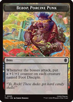 Bebop, Porcine Punk |  (005) [Commander: Teenage Mutant Ninja Turtles]