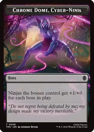 Chrome Dome, Cyber-Ninja |  (006) [Commander: Teenage Mutant Ninja Turtles]