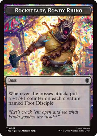 Rocksteady, Rowdy Rhino |  (011) [Commander: Teenage Mutant Ninja Turtles]