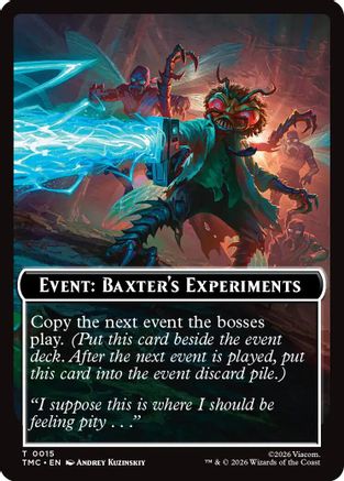 Event: Baxter's Experiments |  (015) [Commander: Teenage Mutant Ninja Turtles]