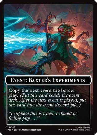 Event: Baxter's Experiments |  (015) [Commander: Teenage Mutant Ninja Turtles]