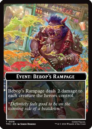 Event: Bebop's Rampage |  (016) [Commander: Teenage Mutant Ninja Turtles]