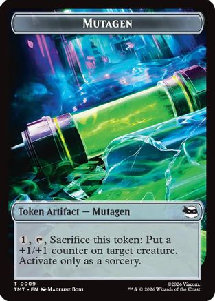 Mutagen // Food Double-Sided Token |  (9 // 8) [Teenage Mutant Ninja Turtles]