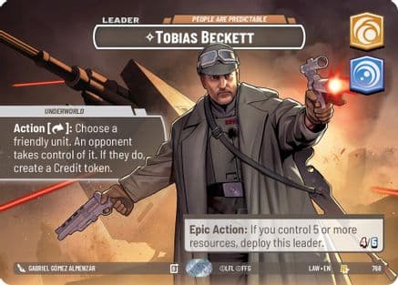 Tobias Beckett - People are Predictable (Showcase) | Foil (768)  [A Lawless Time]