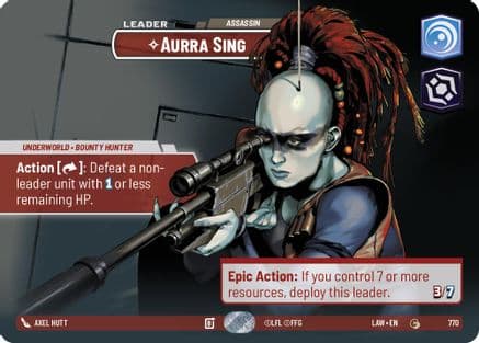 Aurra Sing - Assassin (Showcase) | Foil (770)  [A Lawless Time]