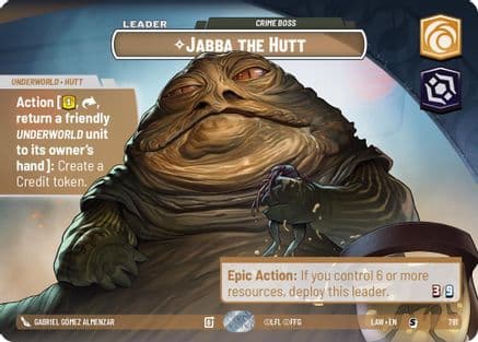 Jabba the Hutt - Crime Boss (Showcase) | Foil (781)  [A Lawless Time]