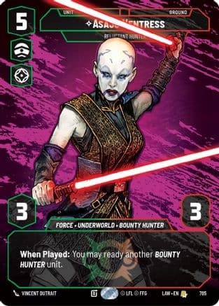 Asajj Ventress - Reluctant Hunter (Prestige) |  (785)  [A Lawless Time]